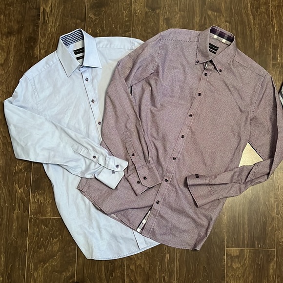 Bruun & Stengade 2-pack cotton button downs - Picture 2 of 5